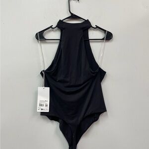 Lululemon Black Mock-Neck Bodysuit Size XL